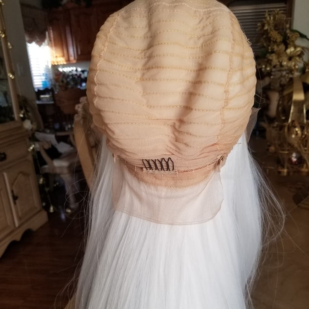 White Beauty Lace Front Wig - Thumbnail 2