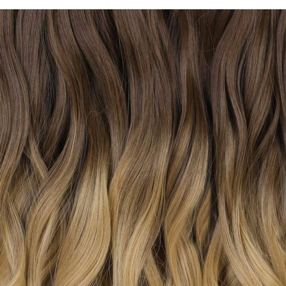 Brown Blonde clip in Extension - Thumbnail 3