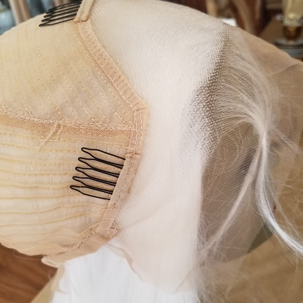 White Beauty Lace Front Wig - Thumbnail 6