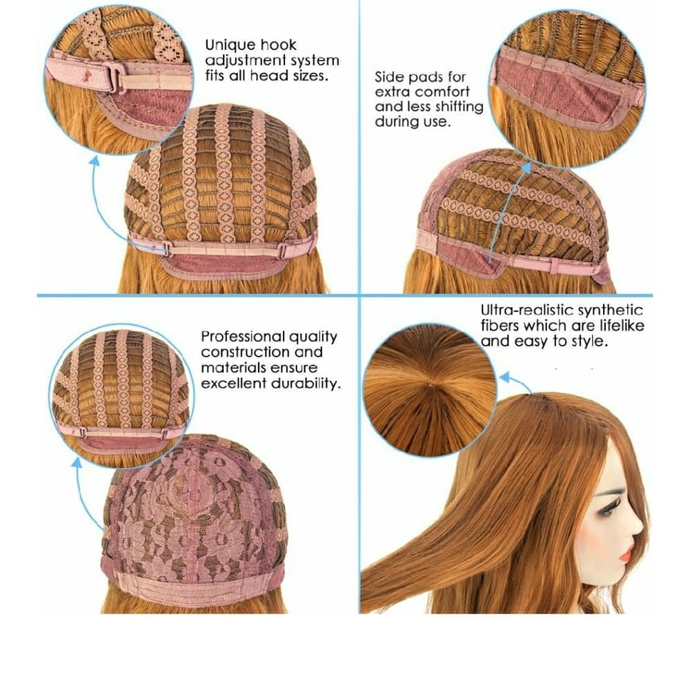 Dark Brown Glomorous Curly Wave Wig - Thumbnail 2