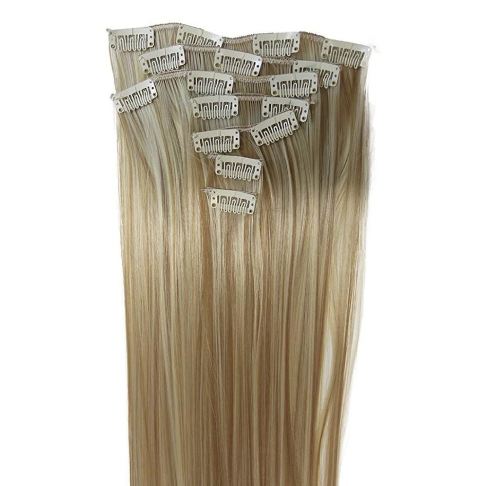 Blonde Beauty Full Head Clip in Extensions - Thumbnail 4