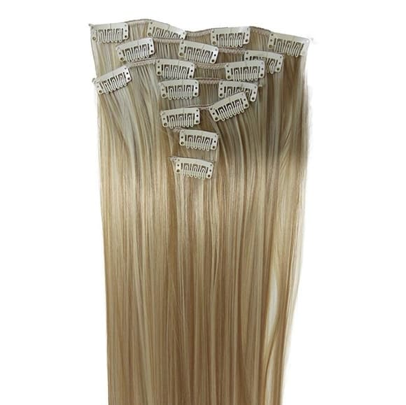 Blonde Beauty Full Head Clip in Extensions - Thumbnail 5