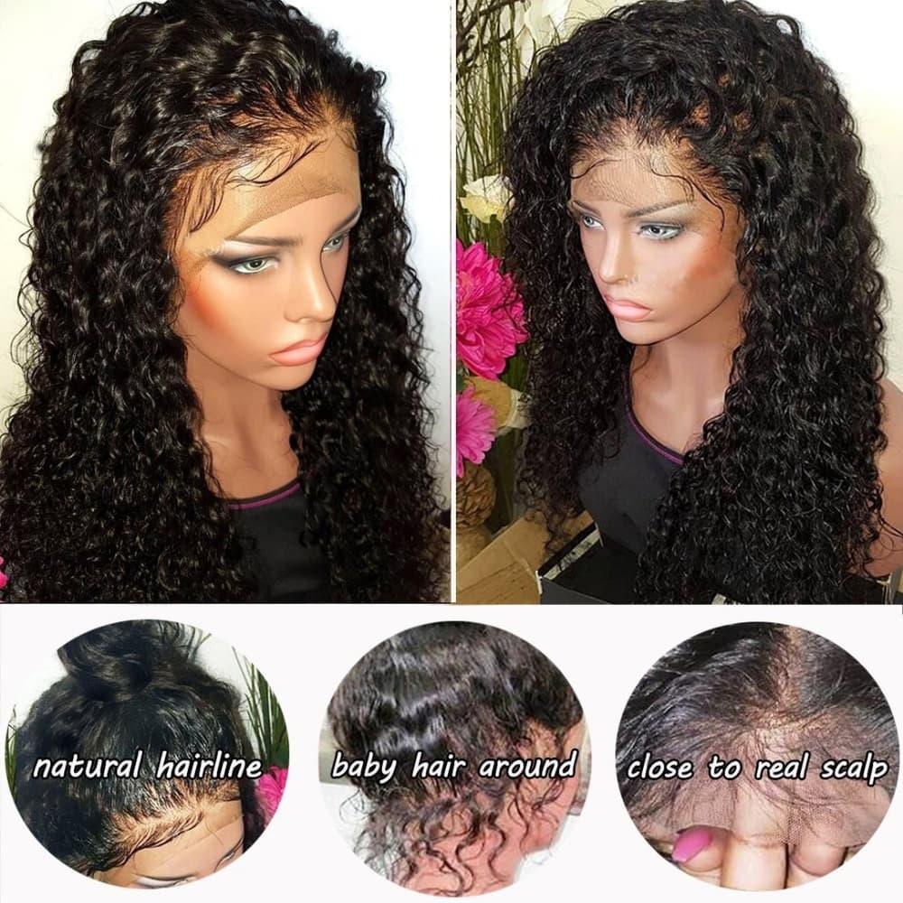 Virgin Brazilian Lace Front Wig 14-16 inches long - Thumbnail 3