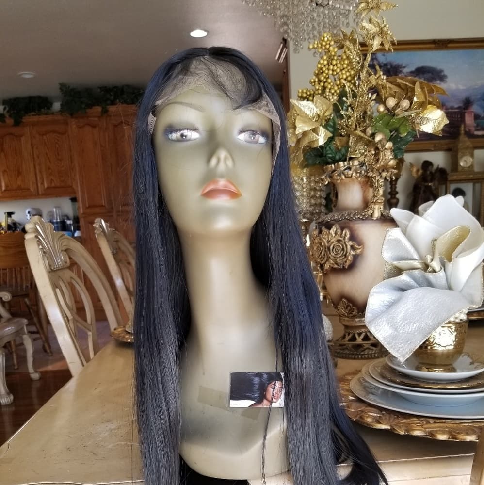Silky Straight Lace Front Wig - Thumbnail 7