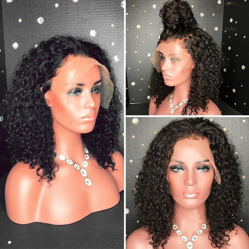 Virgin Brazilian Lace Front Wig 14-16 inches long - Thumbnail 7