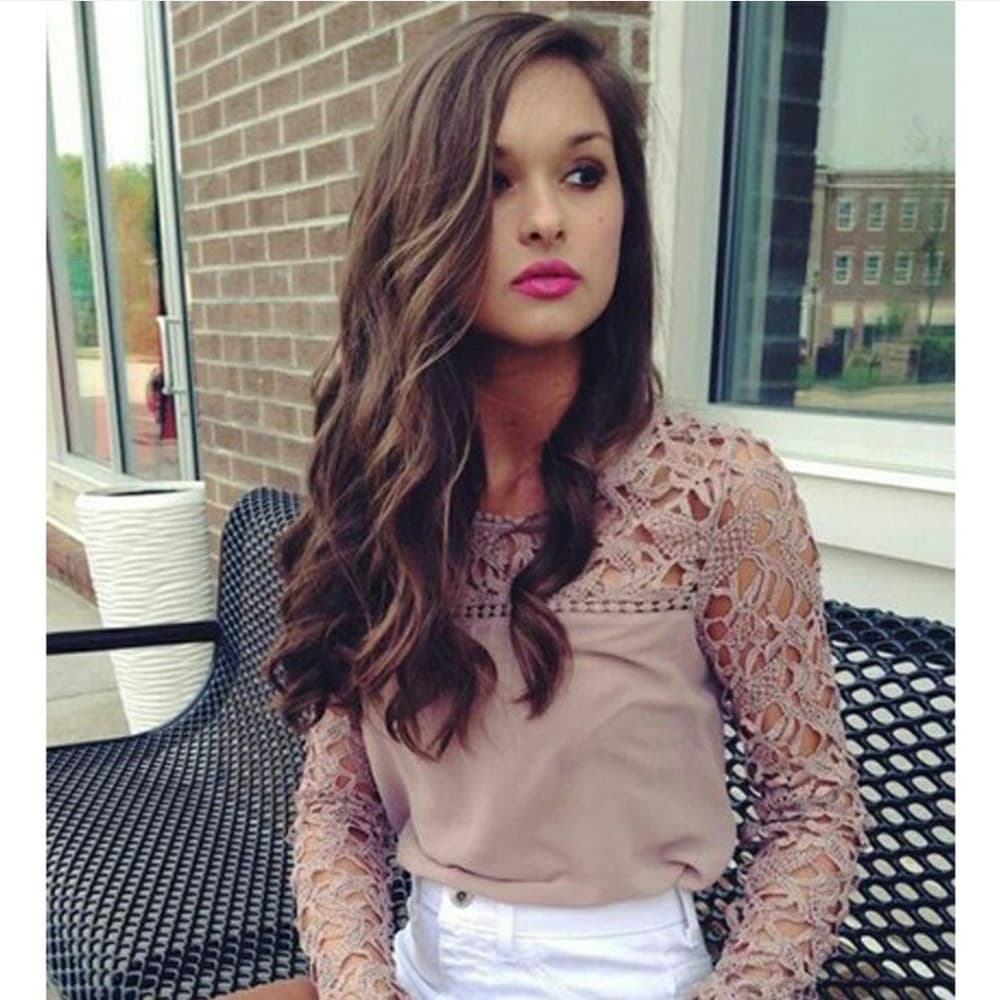 Chiffon Onesize Beauty Blouse - Thumbnail 3
