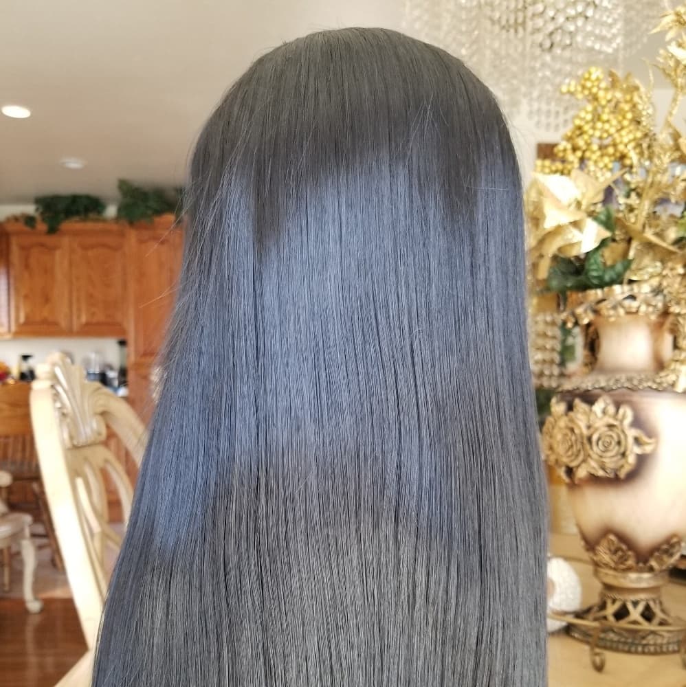 Silky Straight Lace Front Wig - Thumbnail 3