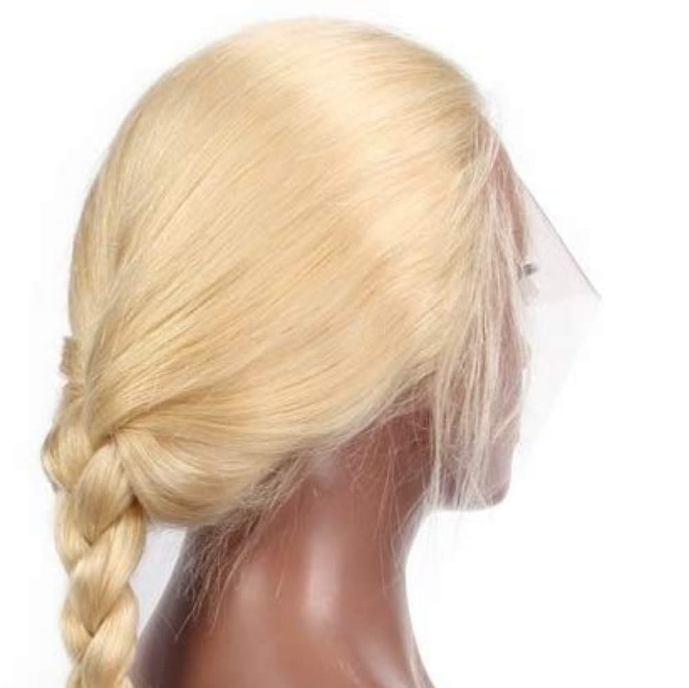 Blonde Human Hair Beauty Wig 22-24 inches - Thumbnail 2