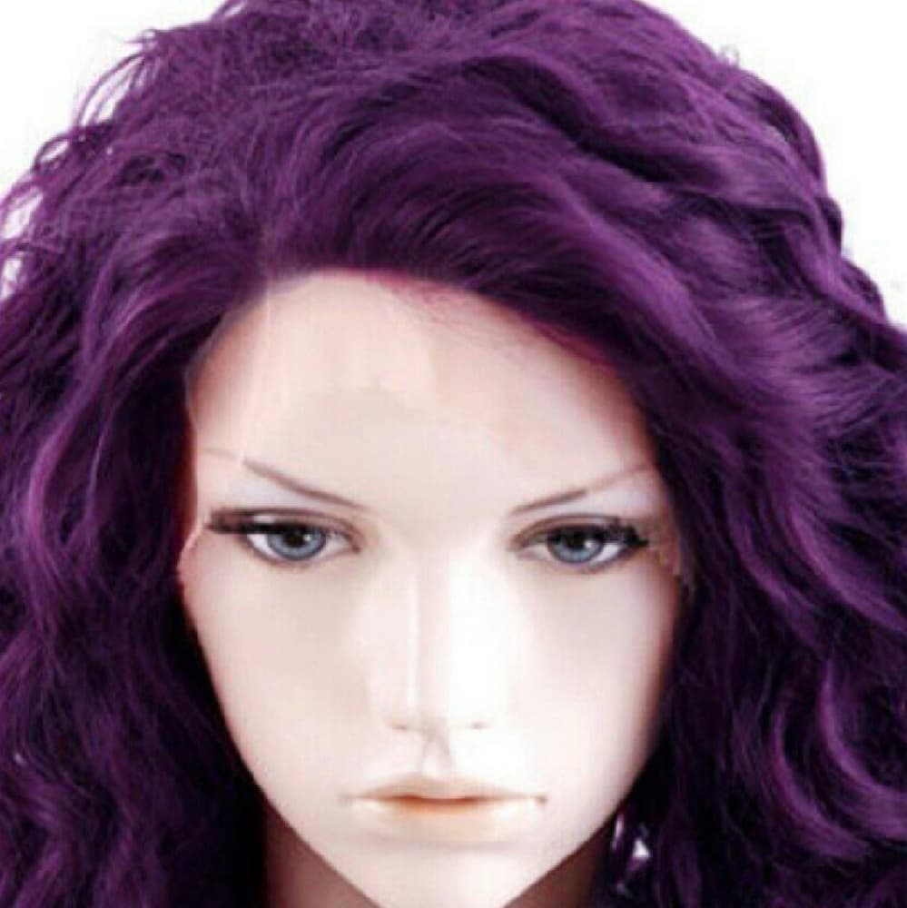 Purple Beauty Doll Lace Front Wig - Thumbnail 2