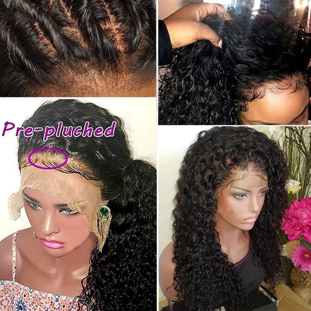 Virgin Brazilian Lace Front Wig 14-16 inches long - Thumbnail 2