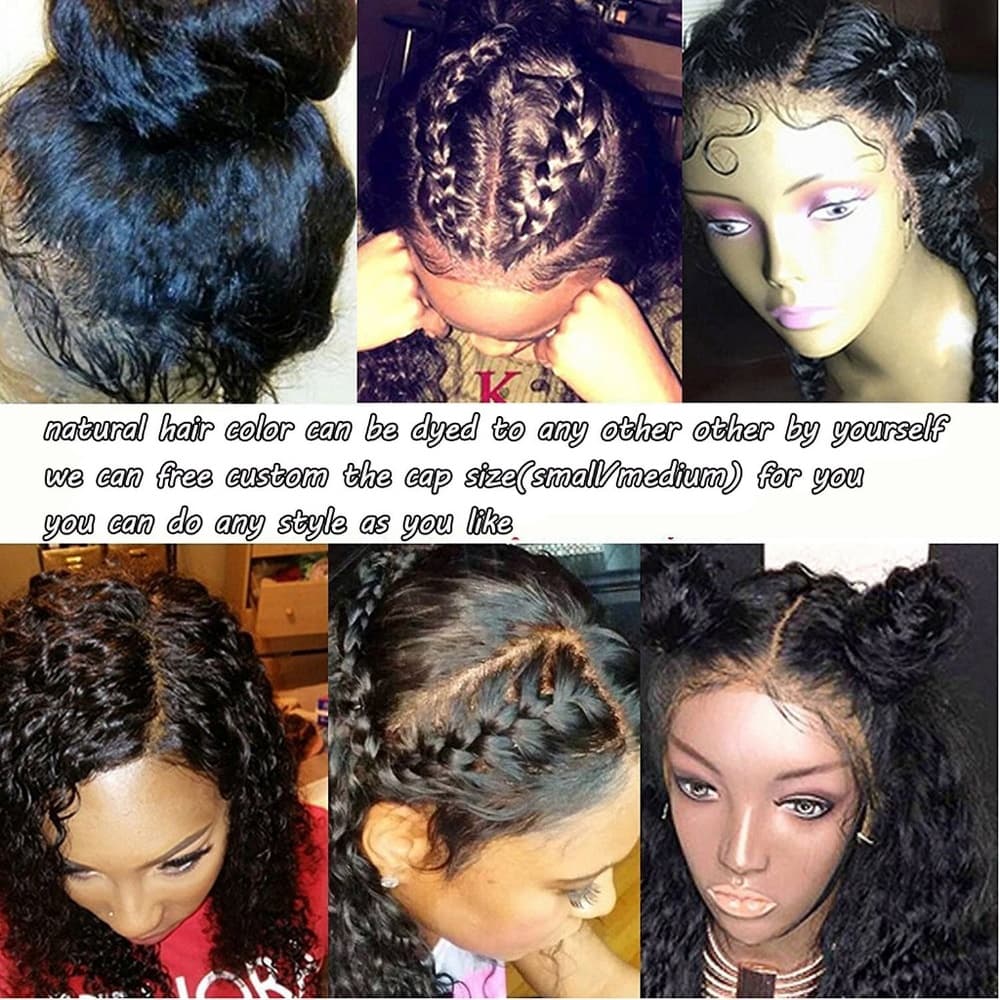 Virgin Brazilian Lace Front Wig 14-16 inches long - Thumbnail 4
