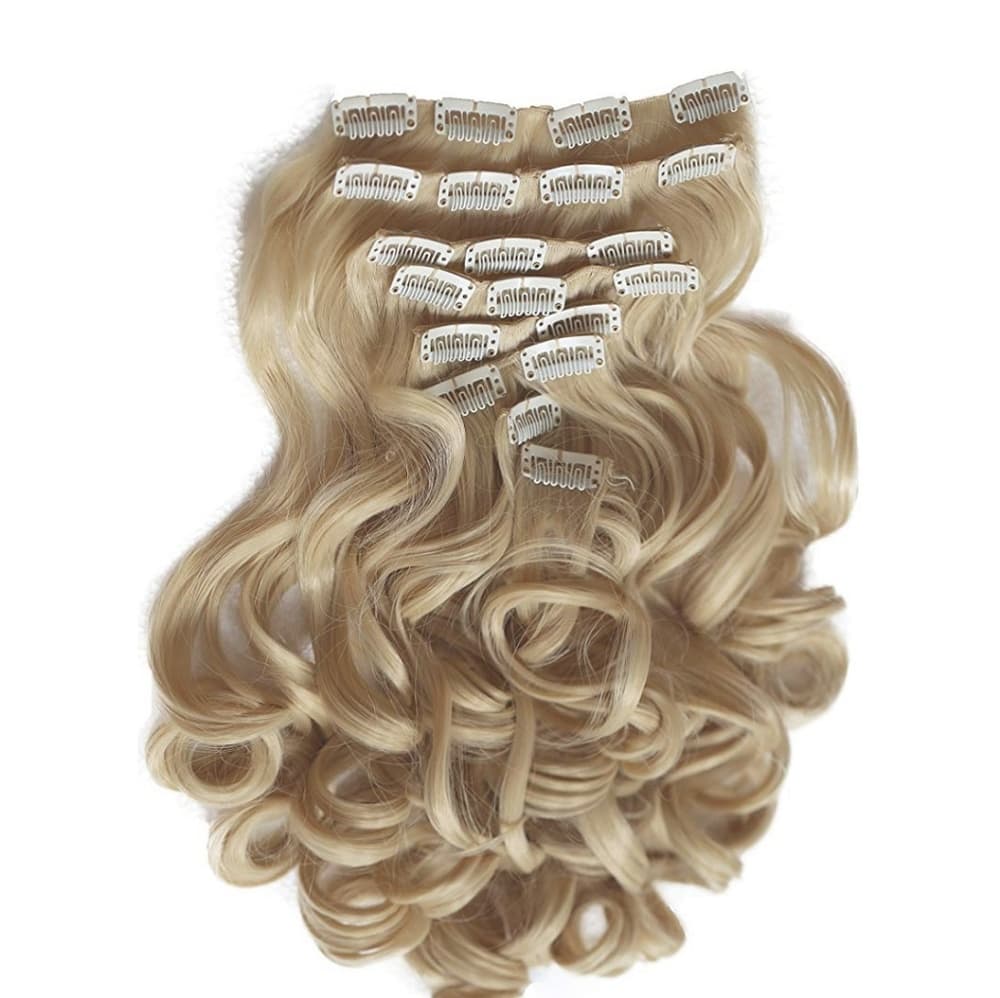 Blonde Beauty Full Head Clip in Extensions - Thumbnail 4