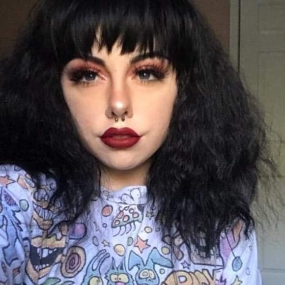 Black Wavy Beauty Wig - Thumbnail 6