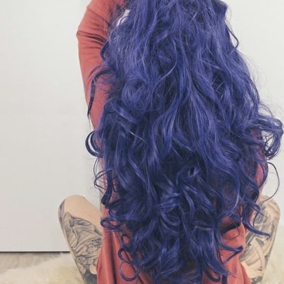 Purple dark Beauty Lace Front Wig - Thumbnail 2