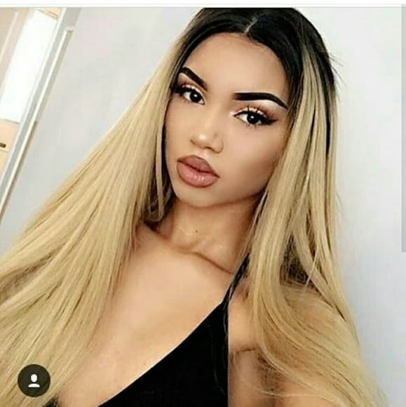 Ombre Blonde Beauty Lace Front Wig - Thumbnail 5