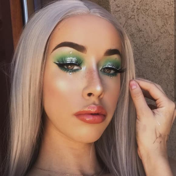 Gray Blonde Lace Front Wig - Thumbnail 4