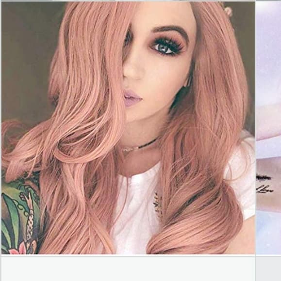 Pink Beauty Lace Front Wig - Thumbnail 2