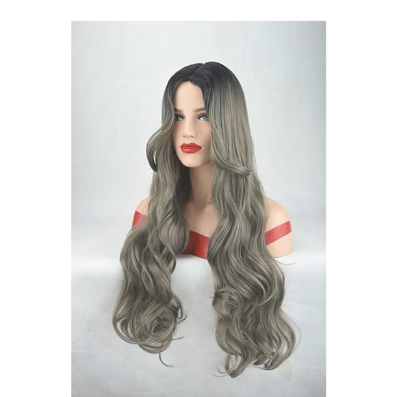 Grey Dark Beauty Wig - Thumbnail 6