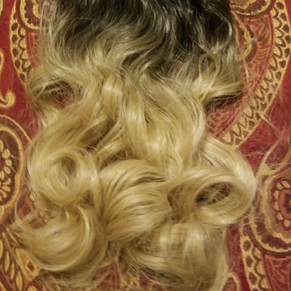 Ombre Blonde Full Head Clip in Extension - Thumbnail 6