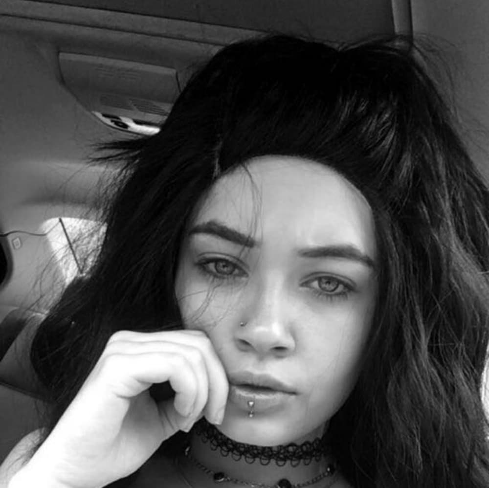 Used Dark Brown Black Beauty Lace Front Wig