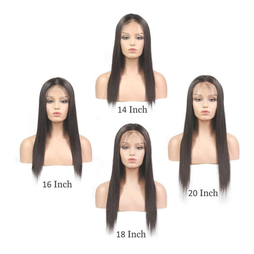 Straight Brazilian Lace Front Wig - Thumbnail 2