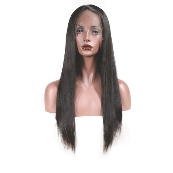 Straight Brazilian Lace Front Wig - Thumbnail 7