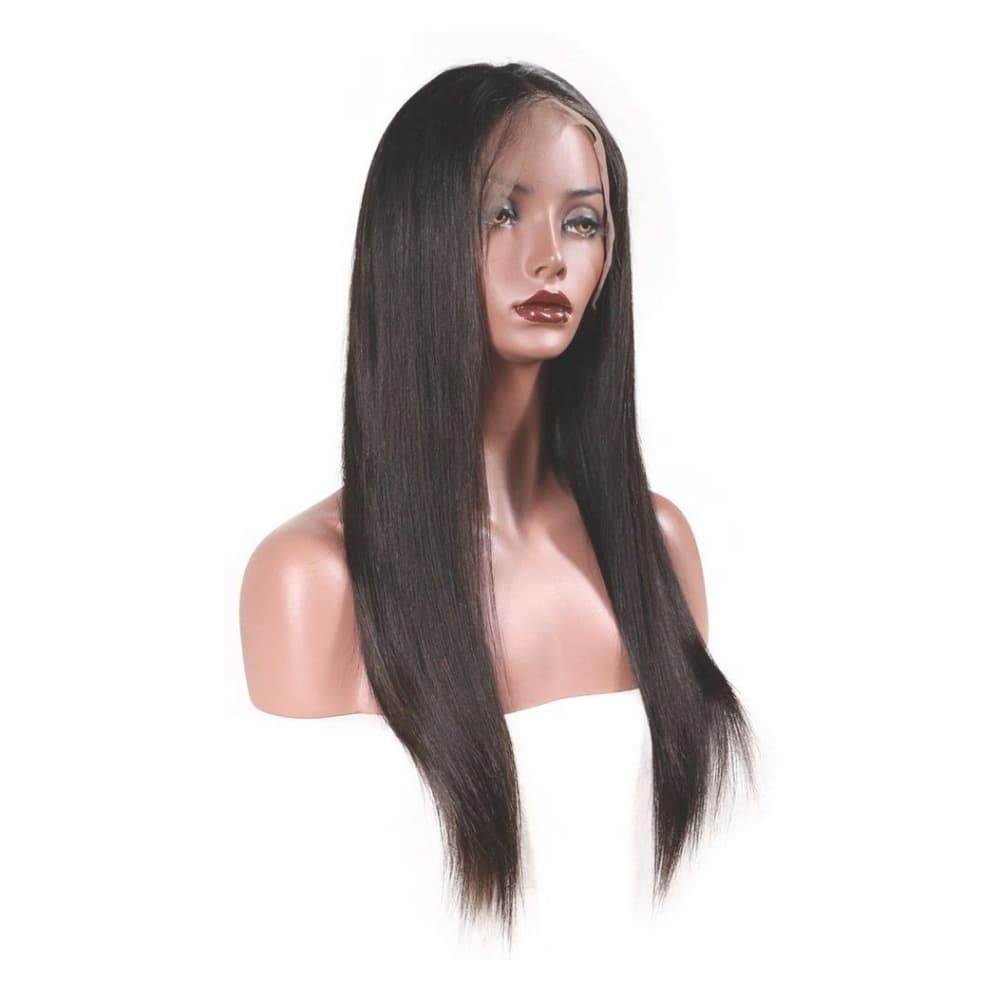 Straight Brazilian Lace Front Wig - Thumbnail 3