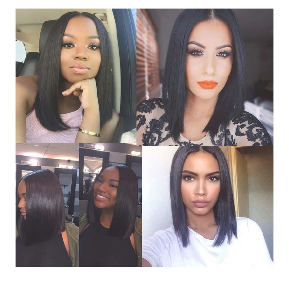 Brazilian Virgin Beauty Bob Lace Front Wig - Thumbnail 5