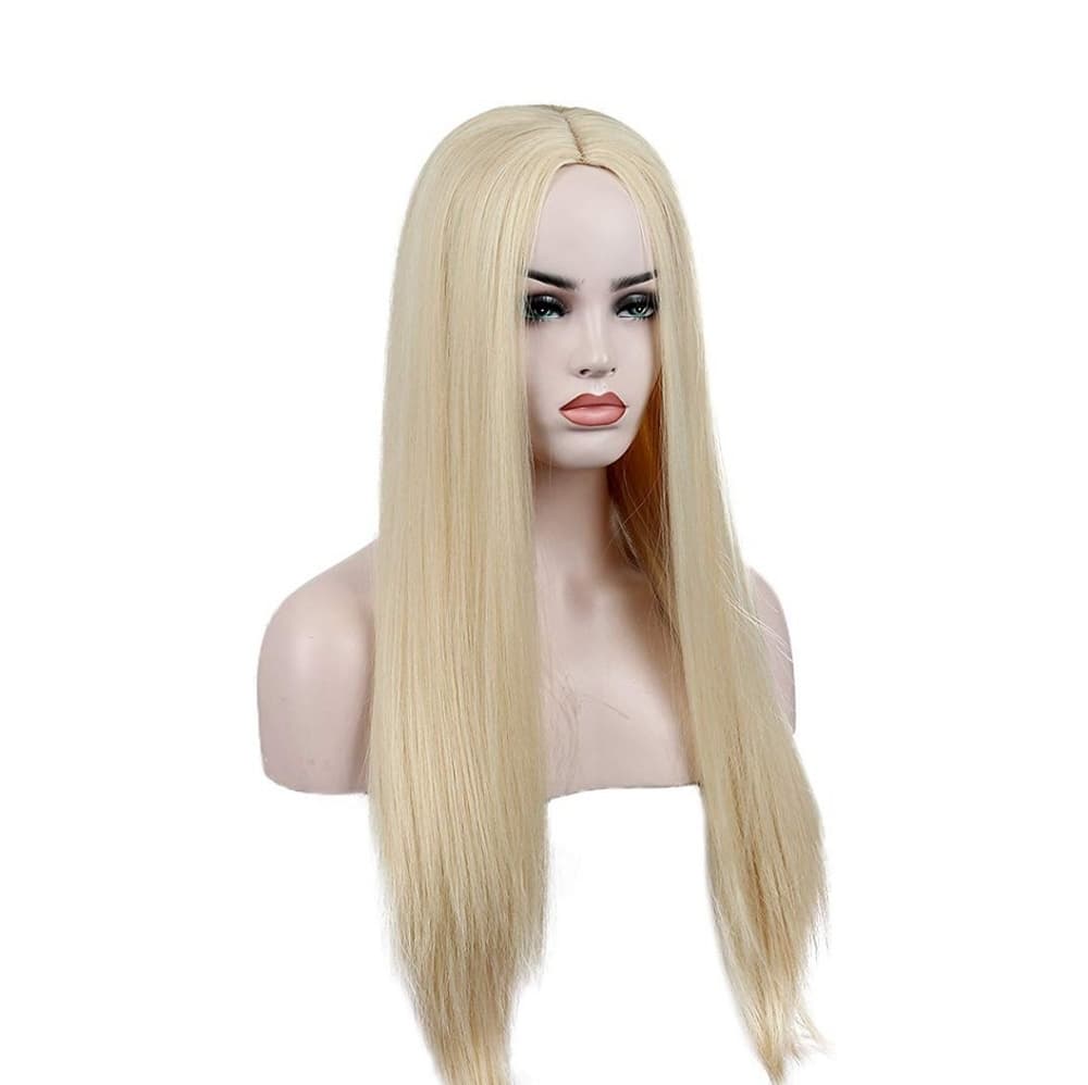 Platinum Blonde Straight Beauty Full Wig - Thumbnail 6