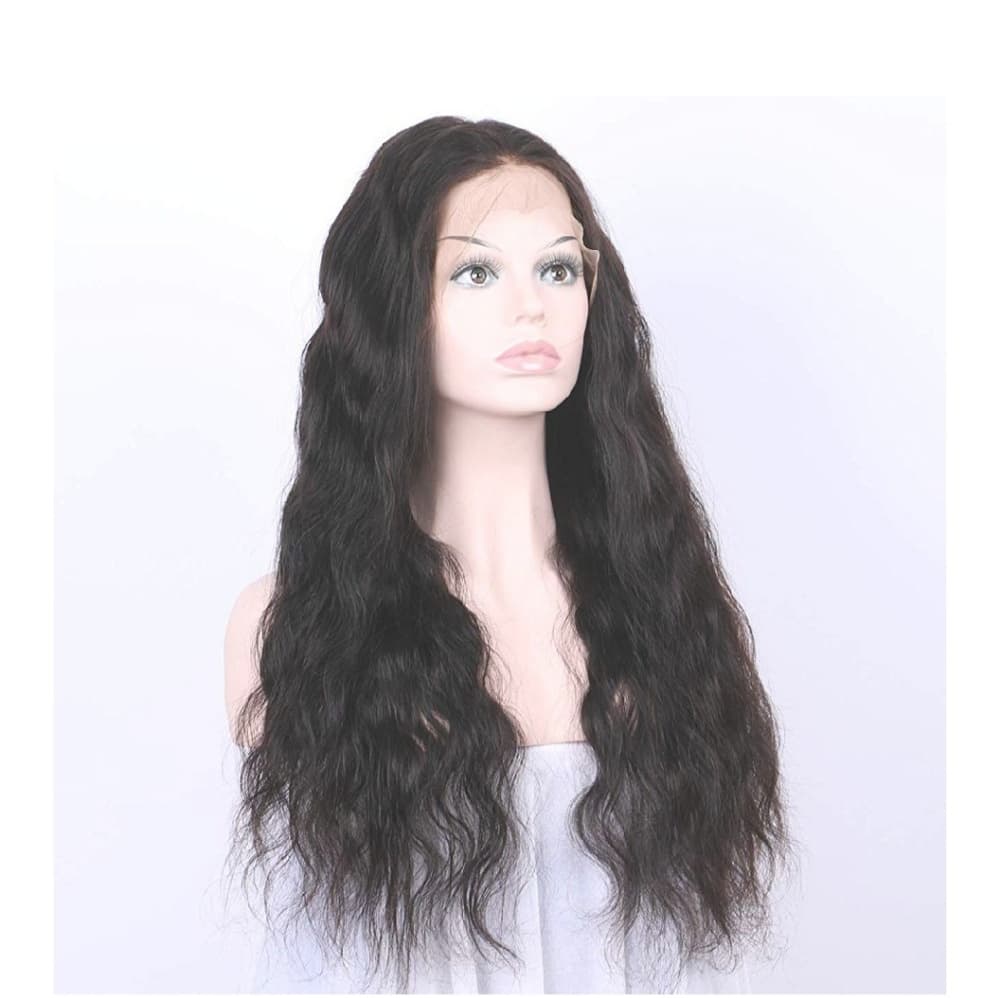 Virgin Brazilian Human Hair Lace Front Wig - Thumbnail 5