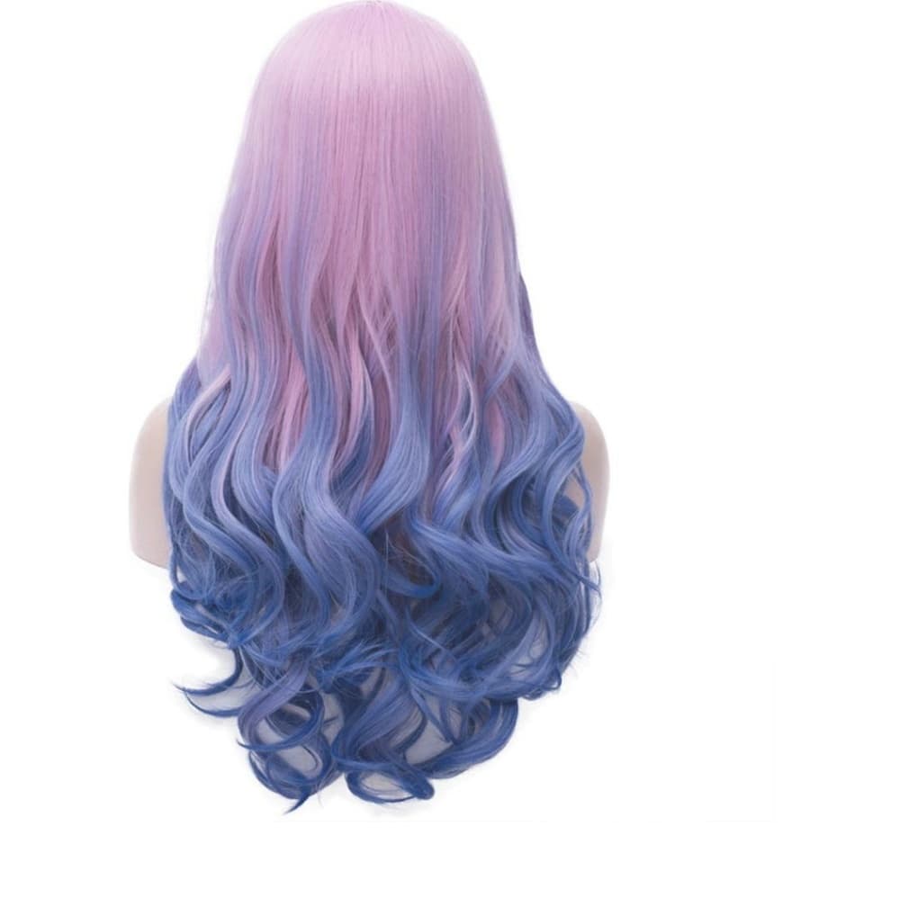 Pink Blue Wig - Thumbnail 3