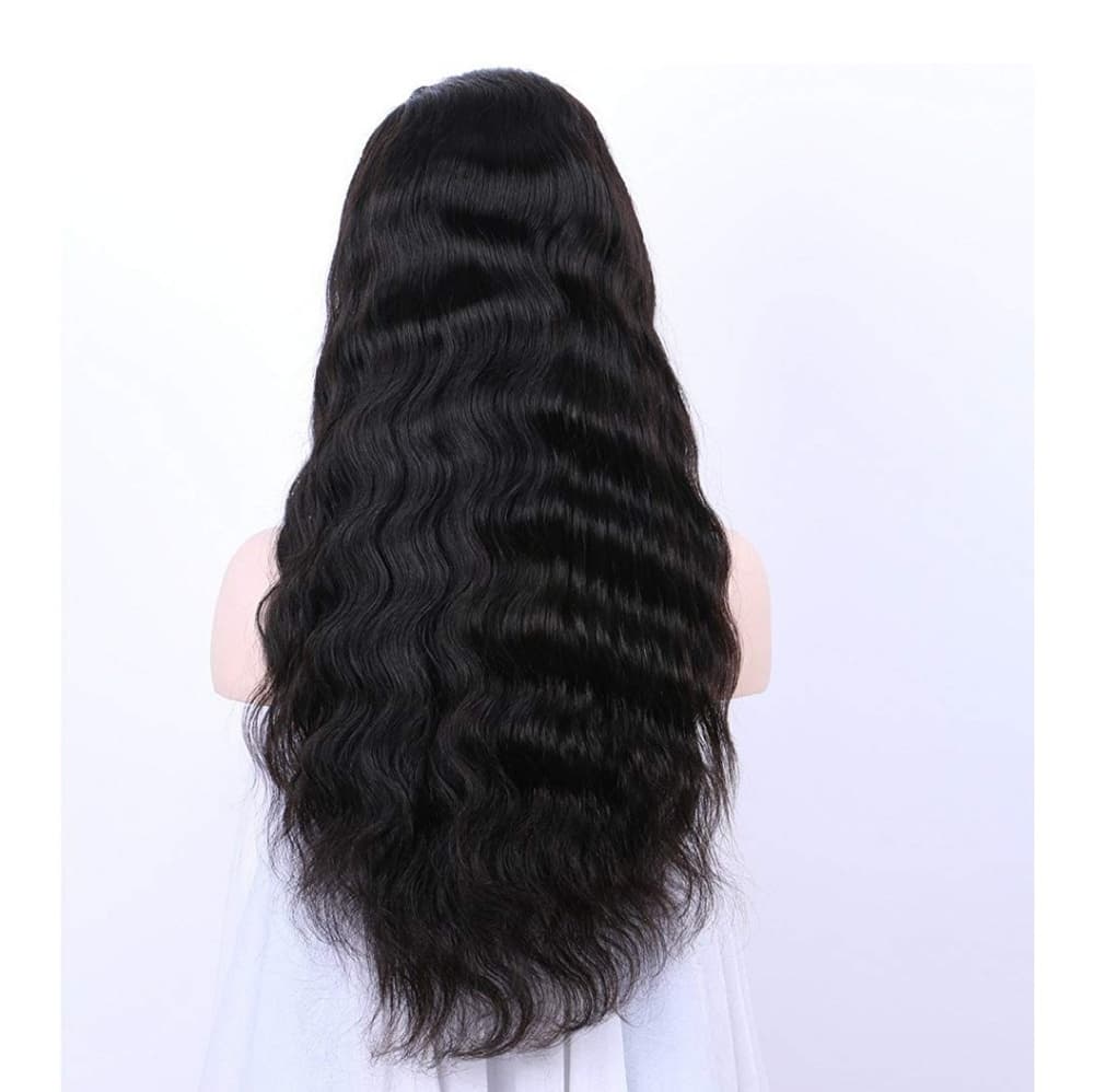 Virgin Brazilian Human Hair Lace Front Wig - Thumbnail 3