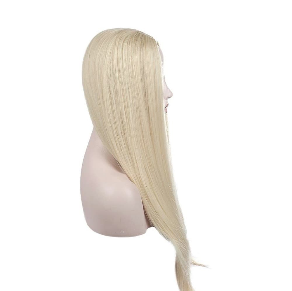 Platinum Blonde Straight Beauty Full Wig - Thumbnail 5