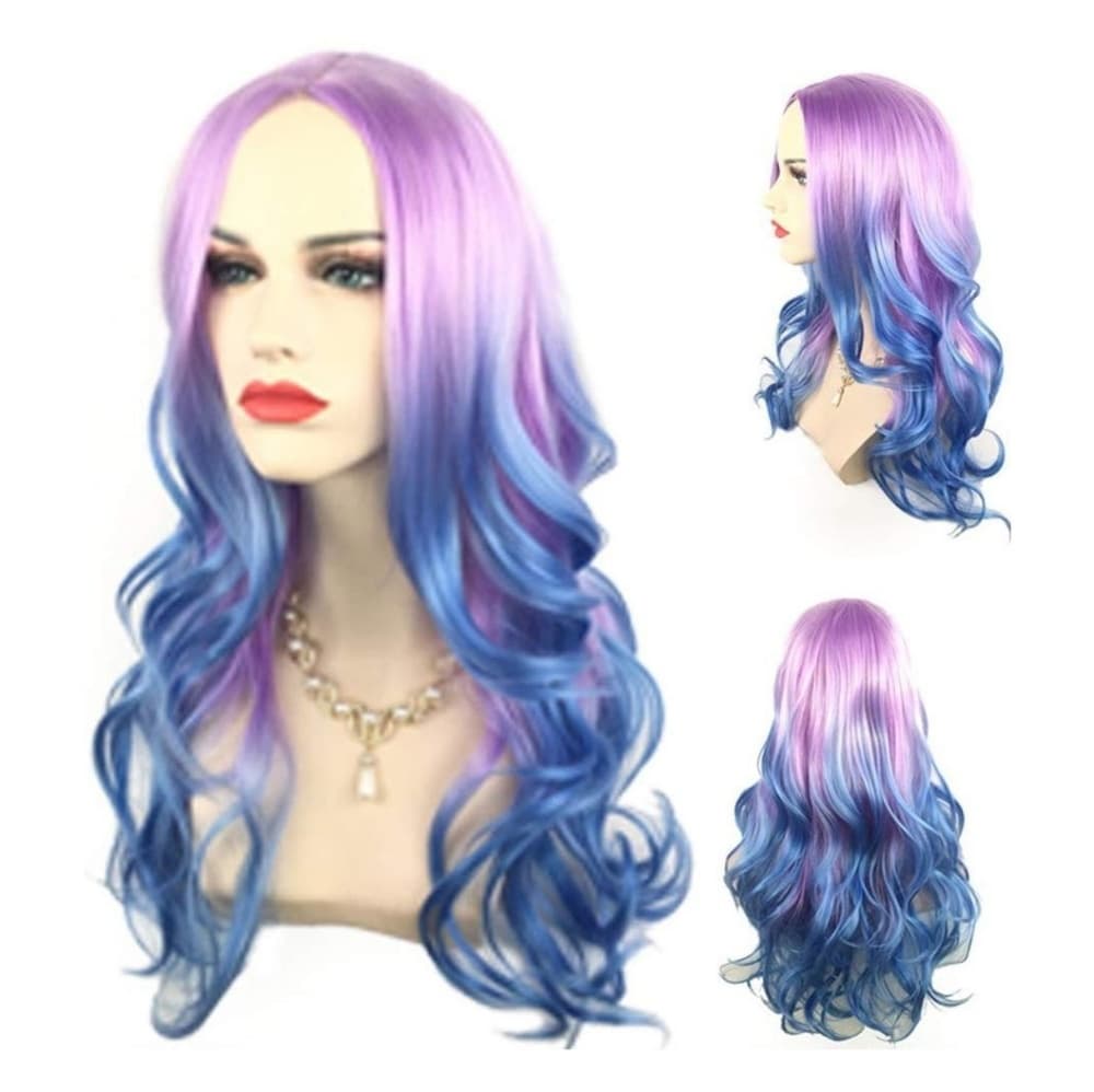Pink Blue Wig - Thumbnail 6