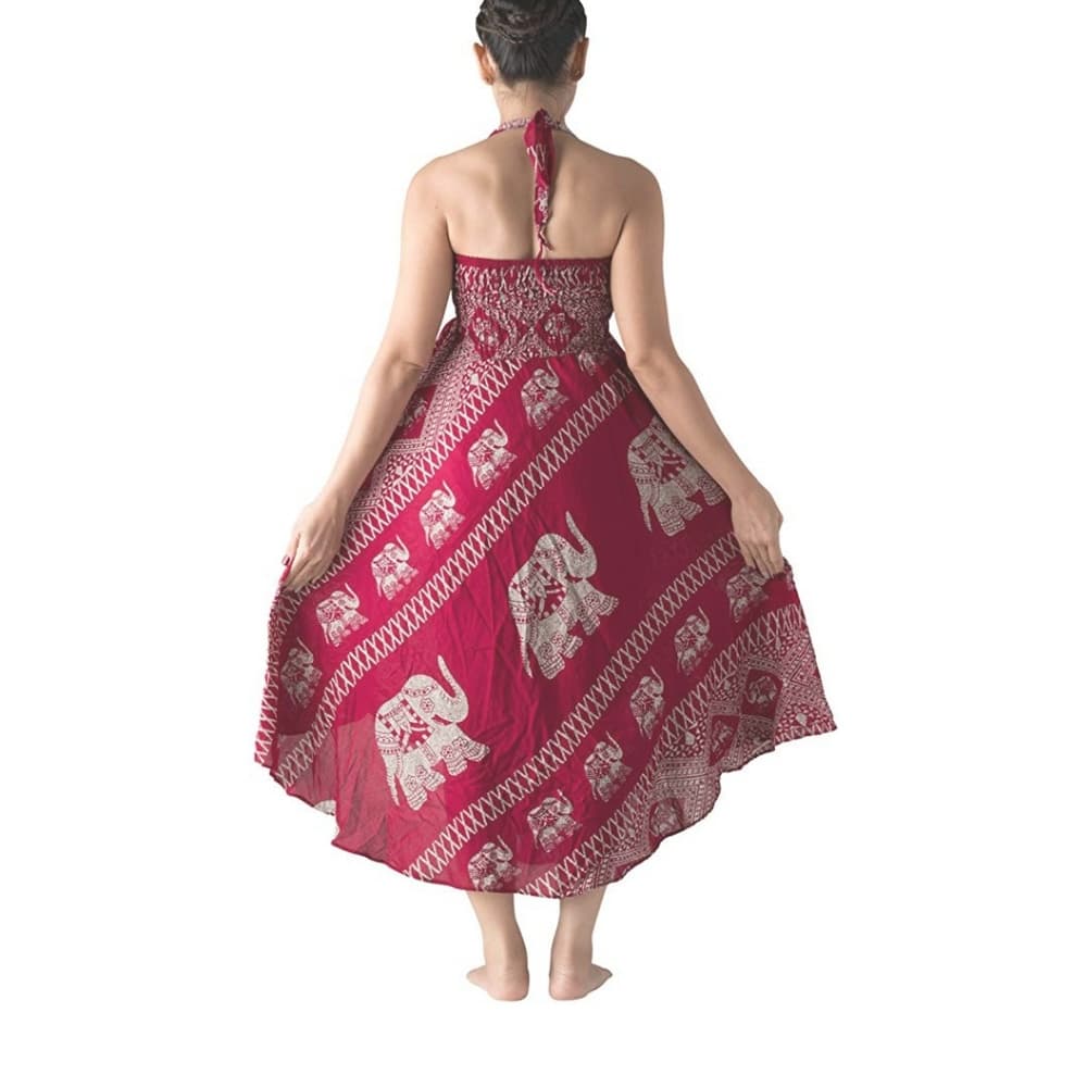 Long Bohemian Boho Skirt Boho Dress - Thumbnail 4