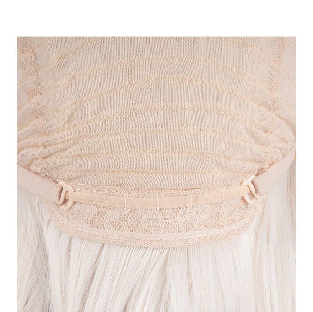 White Blonde Lace Front Wig - Thumbnail 5