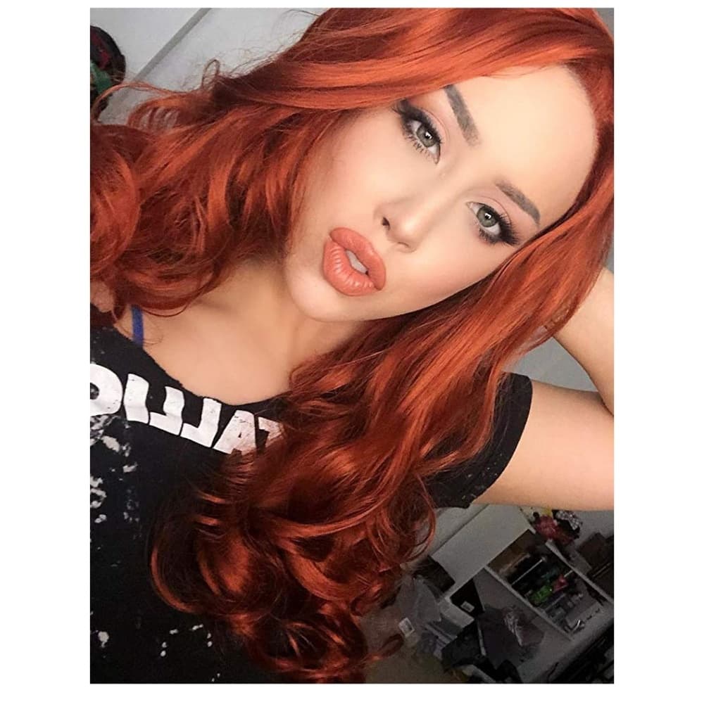 Aubirn Red Beauty Lace Front Wig - Thumbnail 5