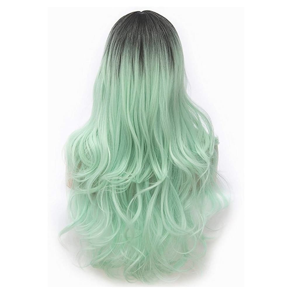 Ombre Mint Green Wig - Thumbnail 4