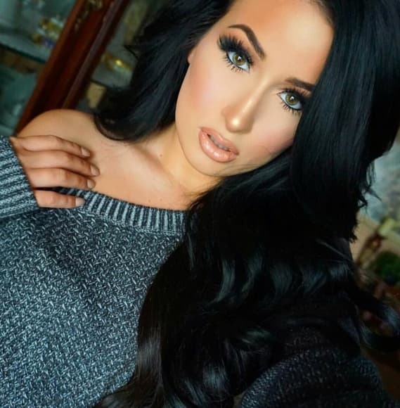 Black Wavy Full Head Clip in Extension - Thumbnail 5