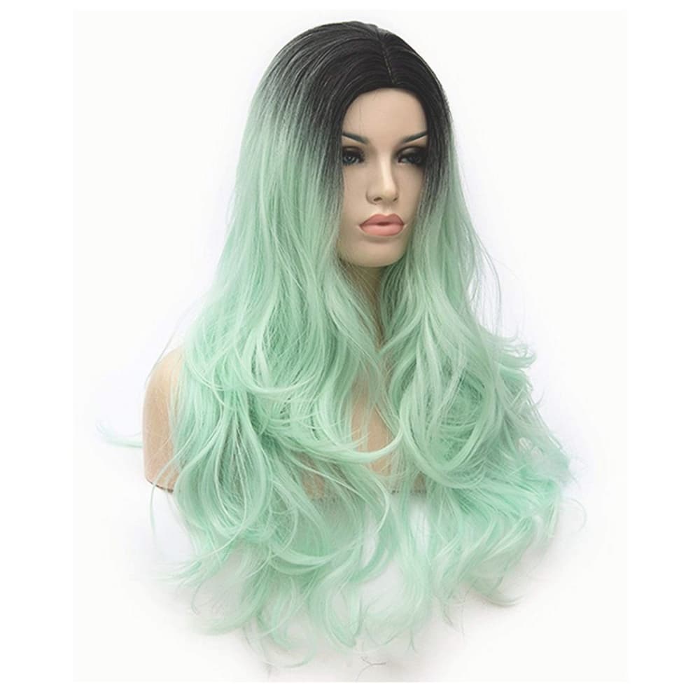 Ombre Mint Green Wig - Thumbnail 5