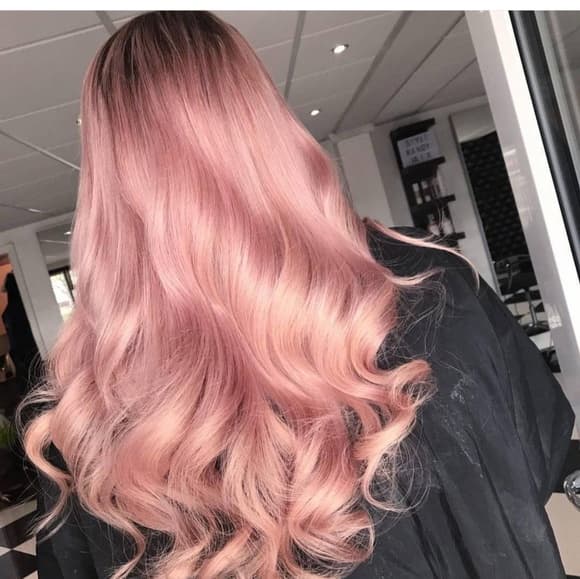 Ombre Pink Beauty Lace Front Wig - Thumbnail 8