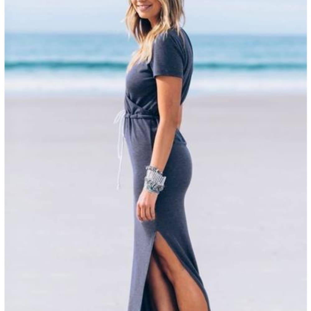 Beautiful Beach Tie Dress - Thumbnail 2