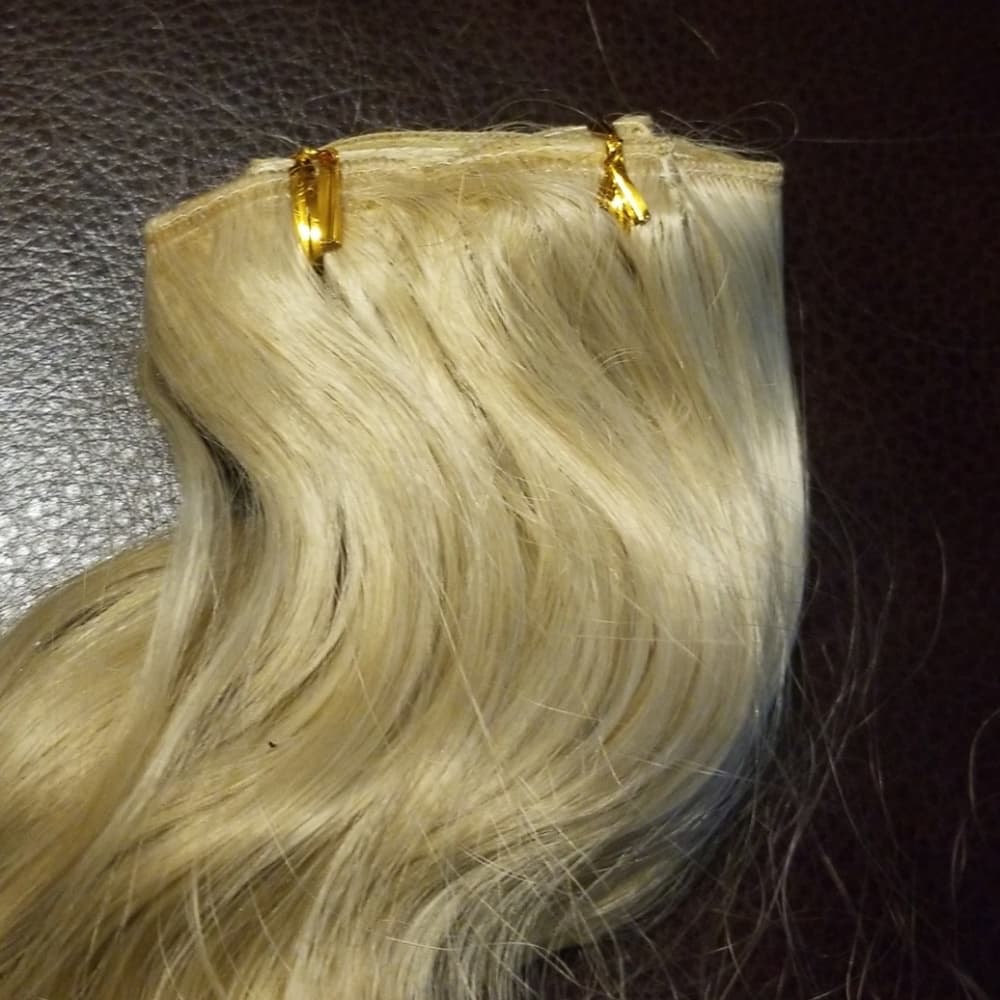 Blonde Full Head Clip in Extension #24/613 - Thumbnail 6