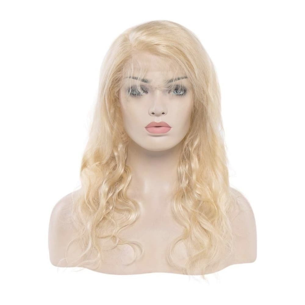 Blonde Brazilian Virgin Remy Lace Front Wig - Thumbnail 3