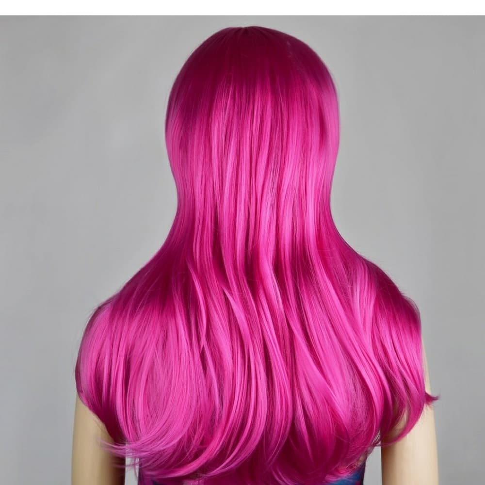 Dark Pink Wig - Thumbnail 3