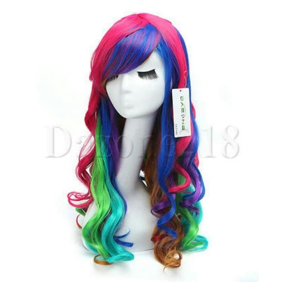 Rainbow Beauty Wig! - Thumbnail 3