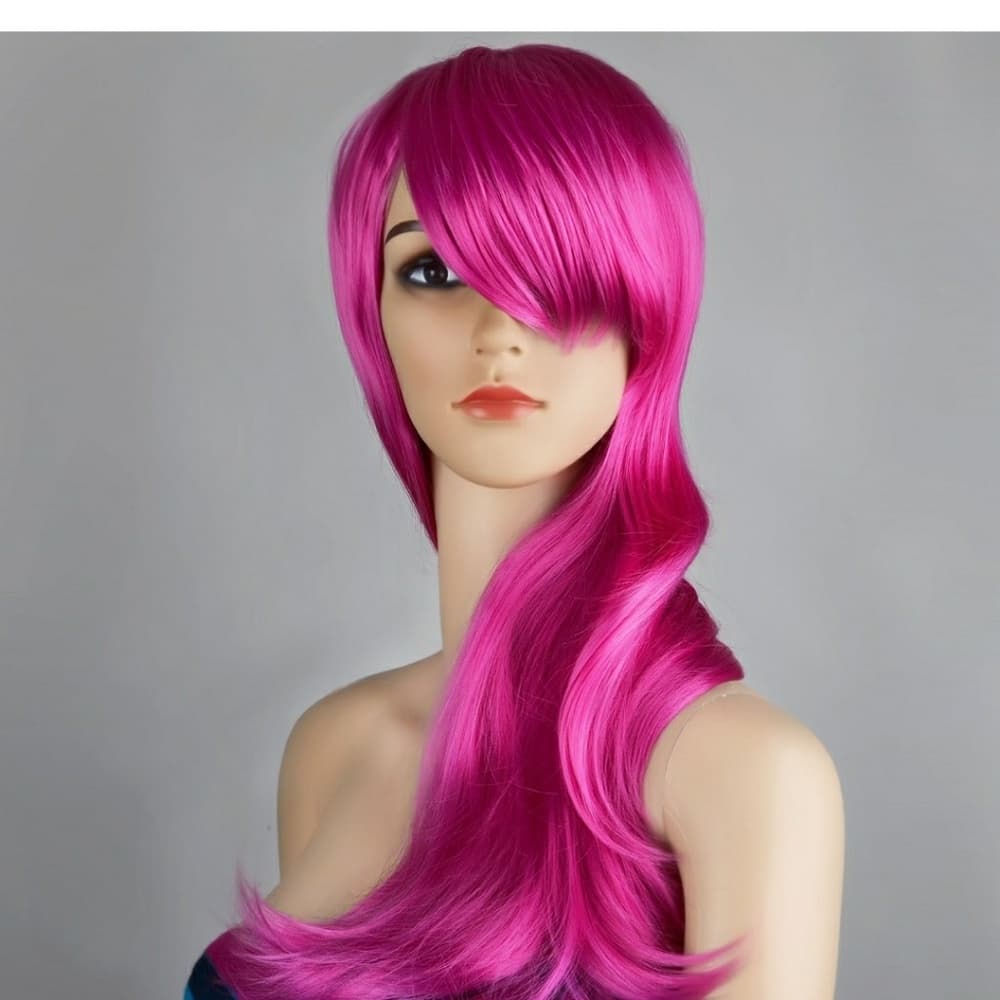 Dark Pink Wig - Thumbnail 2