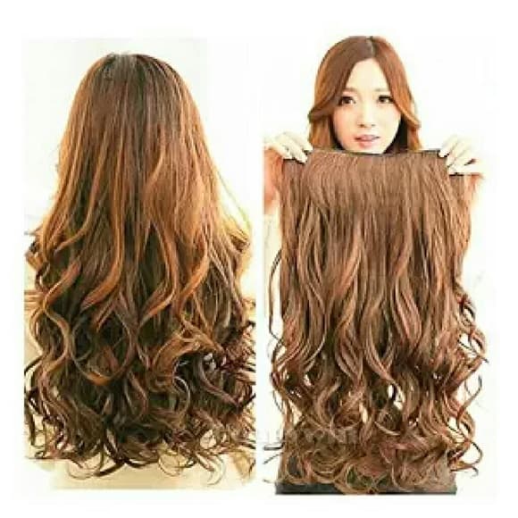 Wavy Clip in Extension 5 clips-Color as Pictured - Thumbnail 4