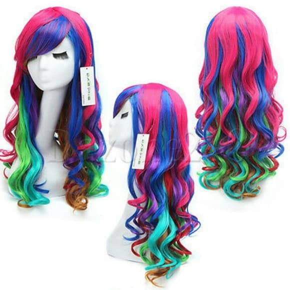 Rainbow Beauty Wig! - Thumbnail 2