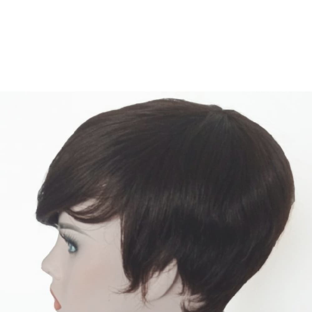 100%Human Hair Cute Pixie Cut Wig - Thumbnail 5